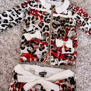 Roberto Cavalli Toddler Girl Leopard Suit.